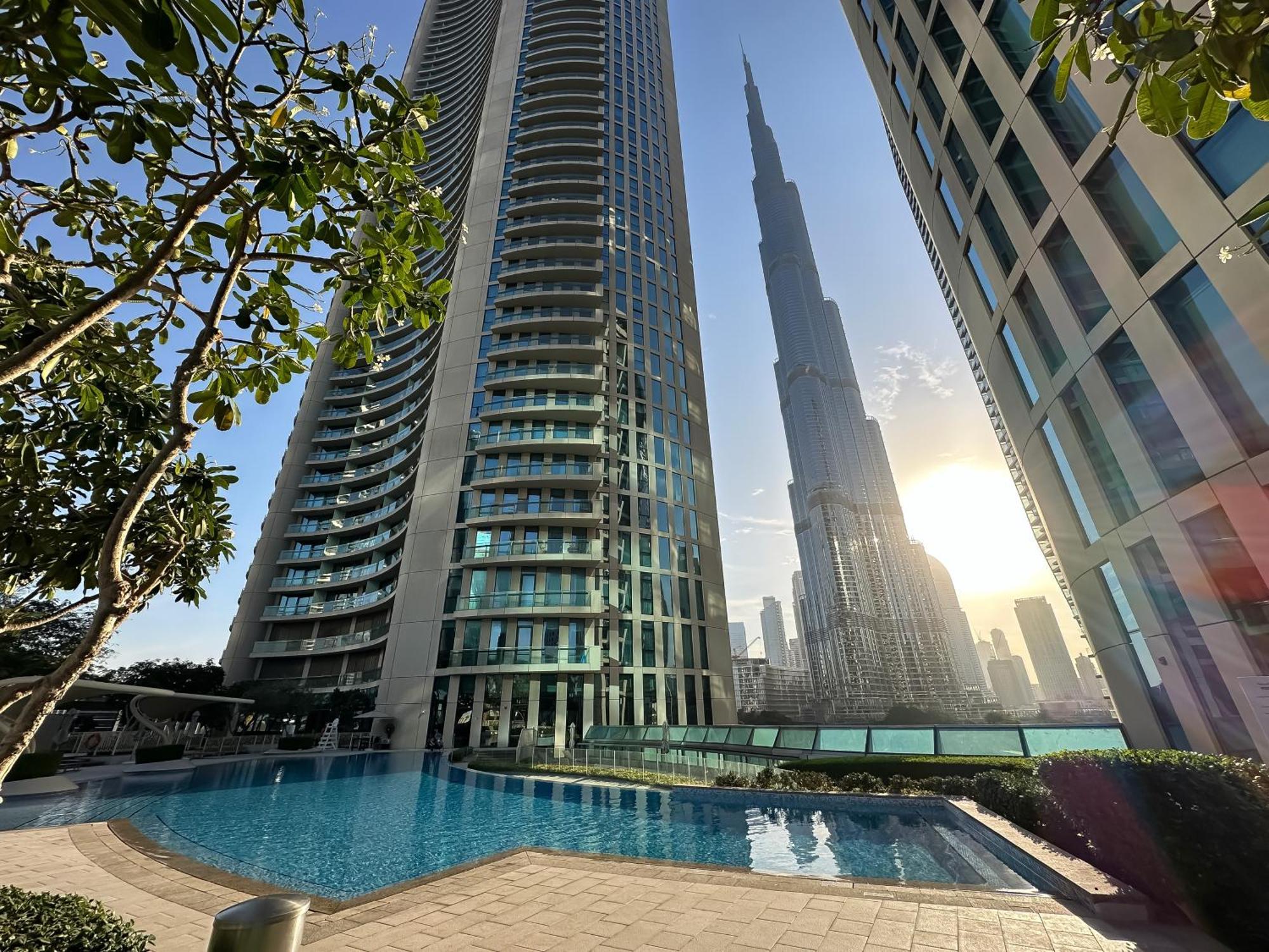 Apartament Urban Luxury 2Br With Spectacular Burj Khalifa View Dubaj Zewnętrze zdjęcie